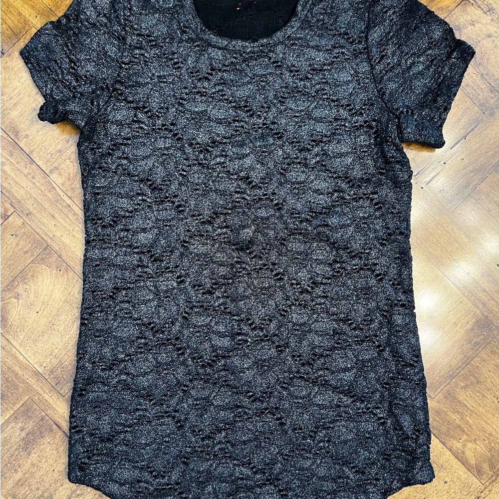 Elegant Black Lace Women's Top